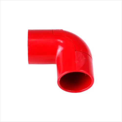 COTOVELO COM JANELA PVC ANTICHAMA 90A