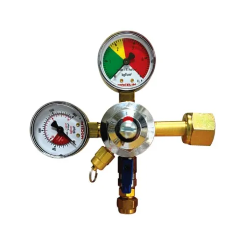 REGULADOR DE PRESSAO P/ CO2 CHOPP 1 VIA COM MANOMETRO