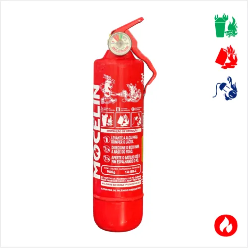 EXTINTOR VEICULAR PQS 900G ABC UNIVERSAL