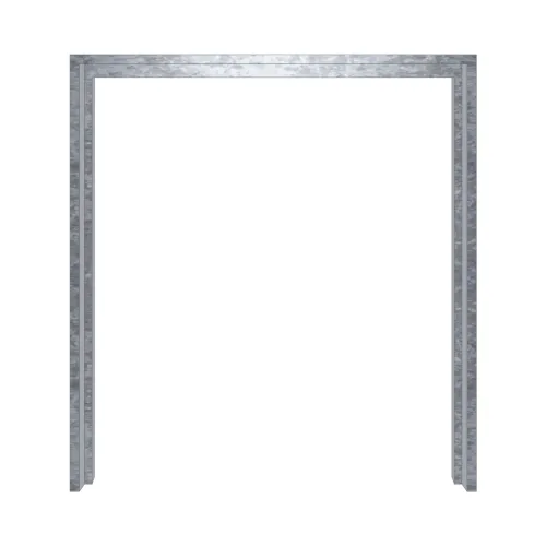 BATENTE (MARCO) P/ PORTA DUPLA - GALVANIZADO - MOD. CHUBAR