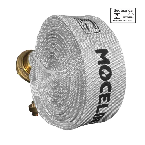 MANGUEIRA DE INCENDIO TIPO 2 (INDUSTRIAL) - 2.1/2 COM 15 METROS CERTIFICADA - MARCA MOCELIN