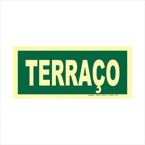 PLACA TERRACO - PP 0533