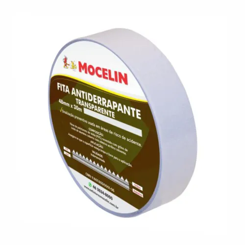 FITA ANTIDERRAPANTE BRANCA TRANSPARENTE 48MM X 30M