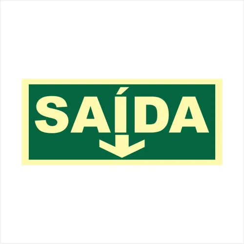PLACA SAIDA SETA P/ BAIXO - PP 0603
