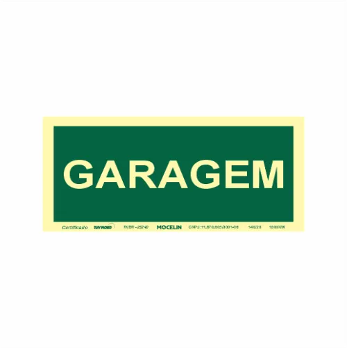 PLACA GARRAGEM - S17 G