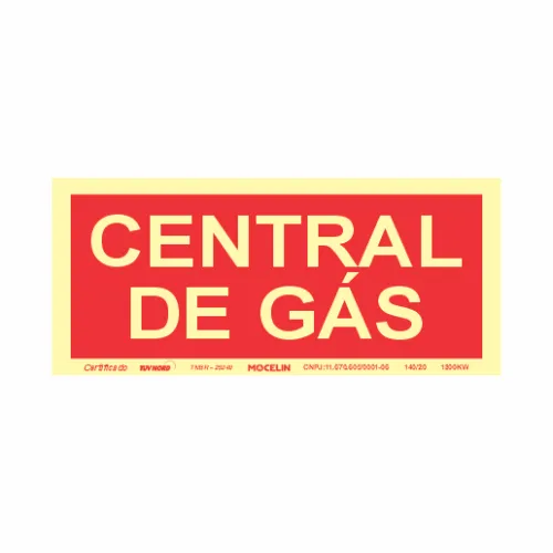 PLACA CENTRAL DE GAS