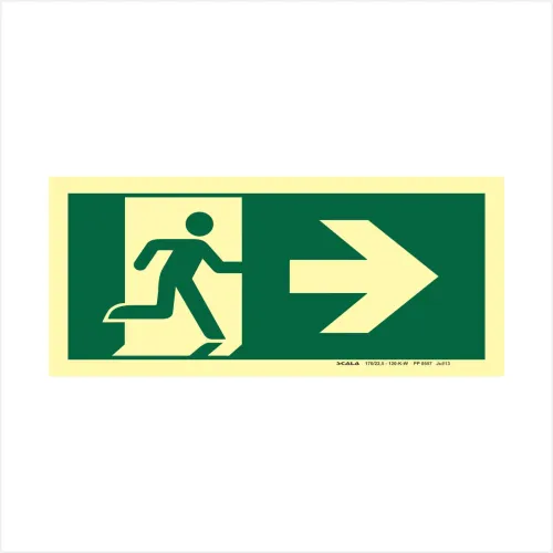PLACA SAIDA SETA DIREITA - PP 0557 S1/S2