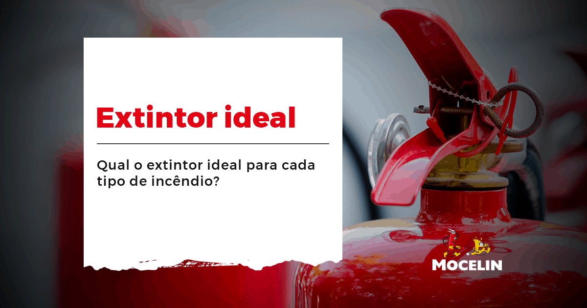 Qual o extintor ideal para cada tipo de incêndio?