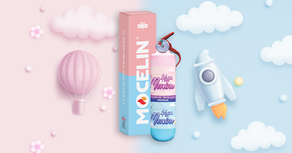 Conheça o Extintor Revelação da Mocelin: Tornando o Chá Revelação Inesquecível.