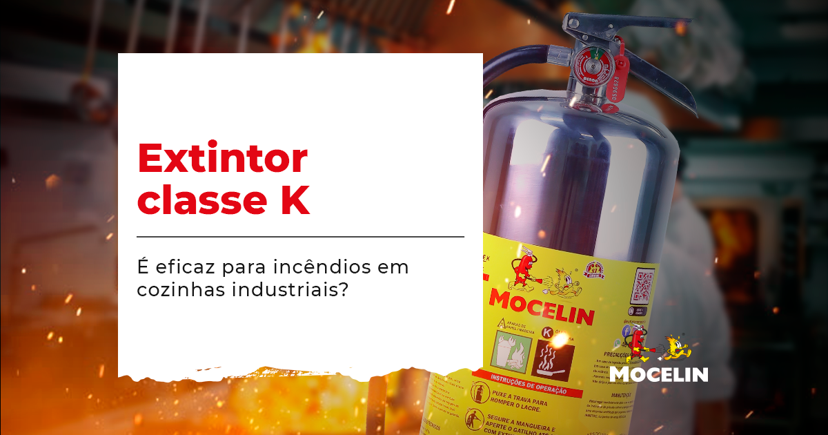 Extintor classe K: incêndios nas cozinhas industriais